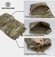 Штурмова панель на плитоноску TOPTACPRO штурмовий рюкзак-панель з системою Molle Multicam, Cordura 500D - зображення 3