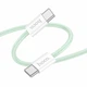Зарядний кабель Hoco X104 Source Type-C to Type-C 60W 1m Green - изображение 1