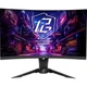 Монітор вигнутий 27" ASRock PG27QRT2A, Black - зображення 1