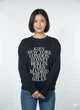 Свитшот на флисе H&M L Темно-синий 1011828_сперед.надпис - изображение 1