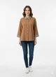 Сорочка SHEIN 2XL Темно-бежевий 31-0411 - зображення 1