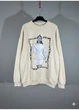 Свитшот на флисе H&M 146 Светло-желтый 0996345 - изображение 2