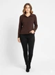 Сорочка SHEIN XL Темно-коричневий 31-0412 - зображення 1