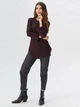 Блуза H&M 38 Бордовий 0421249 - зображення 1