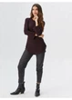 Блуза H&M 38 Бордовий 0421249 - зображення 2
