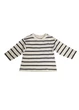 Лонгслів H&M 68 Бежевий 1154023_чор.смужки - зображення 2
