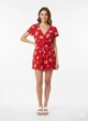 Комбінезон H&M S Червоний 0692331_квіти - зображення 1