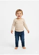 Лонгслив H&M 146/152 Бежевый 1262202 - изображение 2