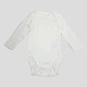 Боди лонгслив H&M 68 Белый 1194750 - изображение 1