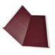 Ендова внутренняя 605×605 RAL 3005 винно-красный мат - изображение 1