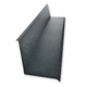 Планка примыкания со штробой 140×130 RAL 7016 антрацит мат - изображение 1