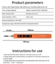 Електричний паяльник з акумулятором LED-дисплей Регулювання нагріву Orange (5134) - зображення 12