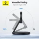 Бездротовий зарядний пристрій Baseus EnerFill FF11 Foldable Wireless Charger 15W Cosmic Black - зображення 3