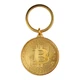 Брелок з металевим кільцем Bitcoin Золотий - изображение 1