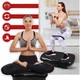 Платформа для тренувань вібраційна Renew Force Vibro Slim віброплатформа з пультом ДК та еспандерами Чорна - зображення 4