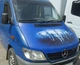 Наклейка на капот микроавтобуса ARB 3D TUNING STUDIO Кони Спринтер 1700х900х0.080мм - изображение 2