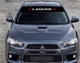 Наклейка на лобовое стекло ARB 3D TUNING STUDIO Мицубиши Лансер 1300х210х0.080мм - изображение 2