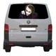 Наклейка на заднее ARB стекло 3D TUNING STUDIO Джокер 3д 1480х700х0.18мм - изображение 2