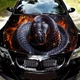 Наклейка на капот ARB 3D TUNING STUDIO Змея Ч 1500х1200х0.15мм - изображение 1