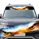 Наклейка на лобовое стекло ARB 3D TUNING STUDIO Глаза орла 1300х210х0.15мм - изображение 1