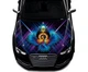 Наклейка на капот ARB 3D TUNING STUDIO Тризуб фенікс 1500х1200х0.15мм - зображення 1