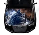Наклейка на капот ARB 3D TUNING STUDIO Волк абстракция 1500х1200х0.080мм - изображение 1