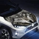 Наклейка на капот ARB 3D TUNING STUDIO Вовк сірий 1500х1200х0.15мм - зображення 2