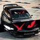 Наклейка на лобовое стекло ARB 3D TUNING STUDIO Глаза Демон 1300х210х0.15мм - изображение 1