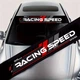 Наклейка на лобовое стекло ARB 3D TUNING STUDIO Racing speed 1350х200х0.15мм - изображение 1