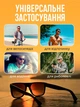 Поляризационные солнцезащитные очки Polaroid мужские женские, солнечные полароиды для рыбалки и отдыха KDEAM с поляризацией, чёрные - изображение 5