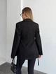 Жіночий класичний жакет з V-подібним вирізом Uaclothes 42-44 Чорний (like37218-176501349) - зображення 5