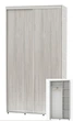 Шкаф-купе двухдверный Алекса ДСП 130*45*190 см Сосна Натти - изображение 1