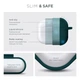 Силиконовый чехол для наушников Apple AirPods 3, Hang Case, зеленый, ультратонкий защитный кейс толщиной 2 мм, защита от царапин, пыли и ударов, компактный, с карабином для крепления, ArmorStandart (ARM60309) - изображение 3