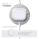 Силиконовый чехол для наушников Apple AirPods 3, Hang Case, белый, ультратонкий защитный кейс толщиной 2 мм, защита от царапин, пыли и ударов, компактный, с карабином для крепления, ArmorStandart (ARM60324) - изображение 7