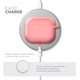 Силиконовый чехол для наушников Apple AirPods 3, Hang Case, розовый, ультратонкий защитный кейс толщиной 2 мм, защита от царапин, пыли и ударов, компактный, с карабином для крепления, ArmorStandart (ARM60320) - изображение 7