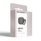 Силиконовый чехол для наушников Apple AirPods 3, Hang Case, серый, ультратонкий защитный кейс толщиной 2 мм, защита от царапин, пыли и ударов, компактный, с карабином для крепления, ArmorStandart (ARM60306) - изображение 8