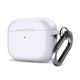 Силіконовий чохол для навушників Apple AirPods Pro 2 2022, Hang Case, білий, ультратонкий захисний кейс товщиною 2 мм, захист від подряпин, пилу та ударів, компактний, з карабіном для кріплення, ArmorStandart (ARM68586) - зображення 1