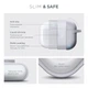Силіконовий чохол для навушників Apple AirPods Pro 2 2022, Hang Case, білий, ультратонкий захисний кейс товщиною 2 мм, захист від подряпин, пилу та ударів, компактний, з карабіном для кріплення, ArmorStandart (ARM68586) - зображення 3