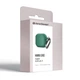 Силиконовый чехол для наушников Apple AirPods 3, Hang Case, зеленый, ультратонкий защитный кейс толщиной 2 мм, защита от царапин, пыли и ударов, компактный, с карабином для крепления, ArmorStandart (ARM60319) - изображение 8