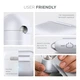 Силіконовий чохол для навушників Apple AirPods Pro 2 2022, Hang Case, білий, ультратонкий захисний кейс товщиною 2 мм, захист від подряпин, пилу та ударів, компактний, з карабіном для кріплення, ArmorStandart (ARM68586) - зображення 5