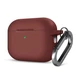 Силиконовый чехол для наушников Apple AirPods Pro 2 2022, Hang Case, коричневый, ультратонкий защитный кейс толщиной 2 мм, защита от царапин, пыли и ударов, компактный, с карабином для крепления, ArmorStandart (ARM68599) - изображение 1