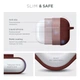 Силиконовый чехол для наушников Apple AirPods Pro 2 2022, Hang Case, коричневый, ультратонкий защитный кейс толщиной 2 мм, защита от царапин, пыли и ударов, компактный, с карабином для крепления, ArmorStandart (ARM68599) - изображение 3