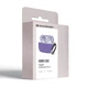 Силиконовый чехол для наушников Apple AirPods Pro 2 2022, Hang Case, фиолетовый, ультратонкий защитный кейс толщиной 2 мм, защита от царапин, пыли и ударов, компактный, с карабином для крепления, ArmorStandart (ARM68595) - изображение 8