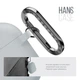 Силиконовый чехол для наушников Apple AirPods Pro 2 2022, Hang Case, люминесцентный, ультратонкий защитный кейс толщиной 2 мм, защита от царапин, пыли и ударов, компактный, с карабином для крепления, ArmorStandart (ARM68592) - изображение 4