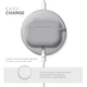 Силиконовый чехол для наушников Apple AirPods Pro 2 2022, Hang Case, серый, ультратонкий защитный кейс толщиной 2 мм, защита от царапин, пыли и ударов, компактный, с карабином для крепления, ArmorStandart (ARM68587) - изображение 7