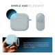 Силиконовый чехол для наушников Apple AirPods 4, Hang Case, люминесцентный, ультратонкий защитный кейс толщиной 2 мм, защита от царапин, пыли и ударов, компактный, с карабином для крепления, ArmorStandart (ARM81285) - изображение 2