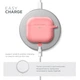 Силиконовый чехол для наушников Apple AirPods 4, Hang Case, розовый, ультратонкий защитный кейс толщиной 2 мм, защита от царапин, пыли и ударов, компактный, с карабином для крепления, ArmorStandart (ARM81290) - изображение 7