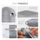 Силиконовый чехол для наушников Apple AirPods 4, Hang Case, серый, ультратонкий защитный кейс толщиной 2 мм, защита от царапин, пыли и ударов, компактный, с карабином для крепления, ArmorStandart (ARM81284) - изображение 5