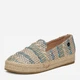 Женские эспадрильи Roxy WSS990-261 5906751185513 36 23.5 см Голубые (5906751185544) - изображение 2