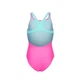 Купальник закритий для дівчат Arena LINES SWIMSUIT SWIM PRO BACK L Рожевий, Бірюзовий 140 см (003550-980 140) - зображення 6